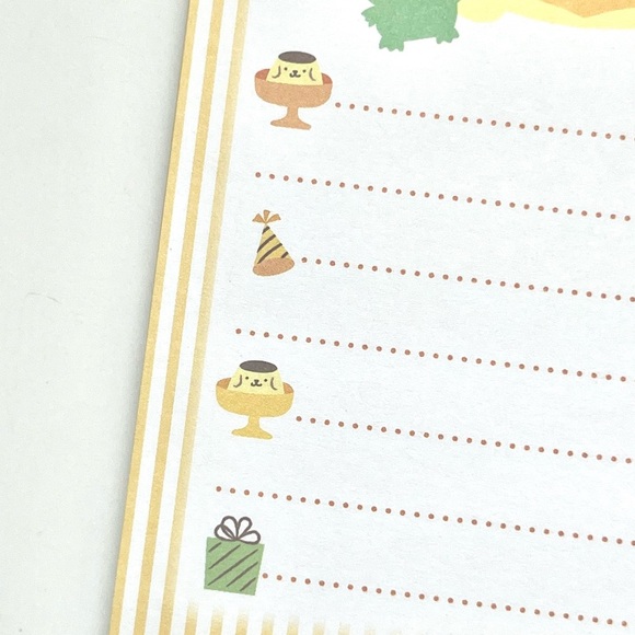 Sanrio Pompompurin kawaii memo pad with index tabs - Picture 8 of 16
